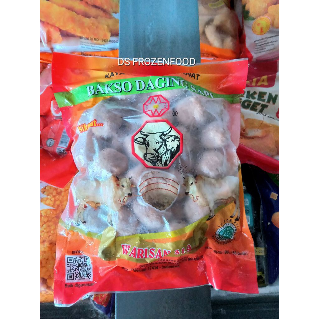

Bakso Sapi Warisan WRSB 600gr isi 50