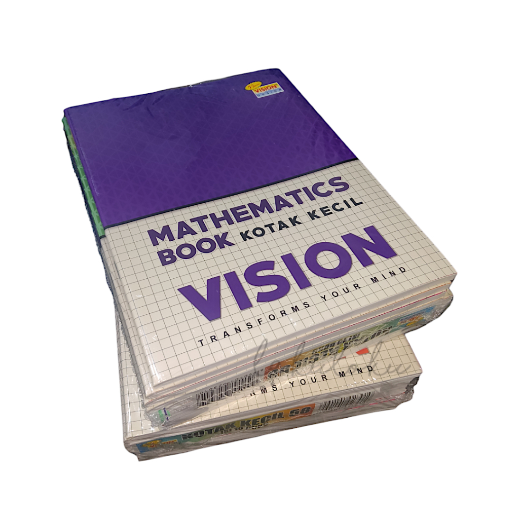 

(1 PCS) Buku Kotak Kecil / Buku Kotak Matematika Vision 58 lembar