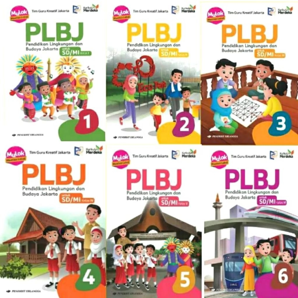 PLBJ JAKARTA UNTUK SD KELAS 1 2 3 4 5 6 PENERBIT ERLANGGA