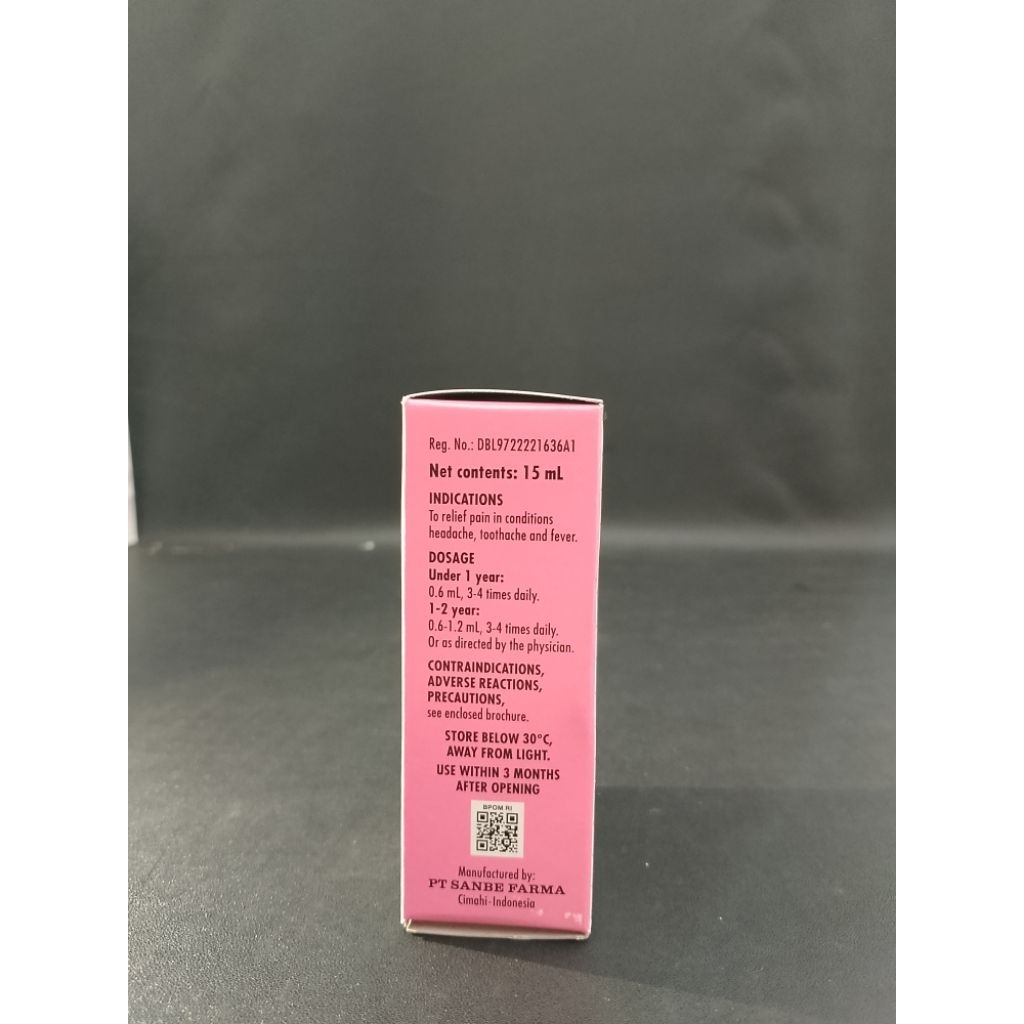 Sanmol Drop, Paracetamol Untuk Bayi