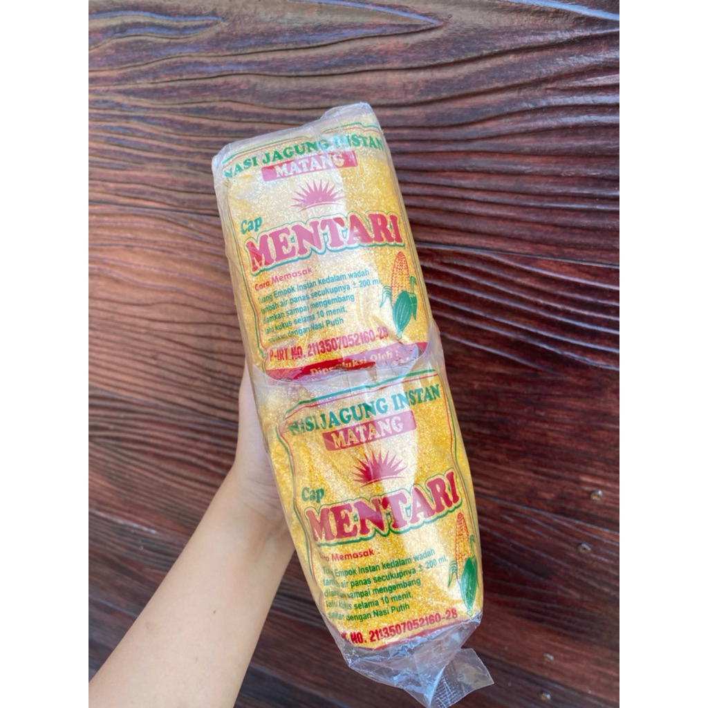 

[free Solet] Nasi ampok Jagung Instant Mentari 10pcs - 1,2kg