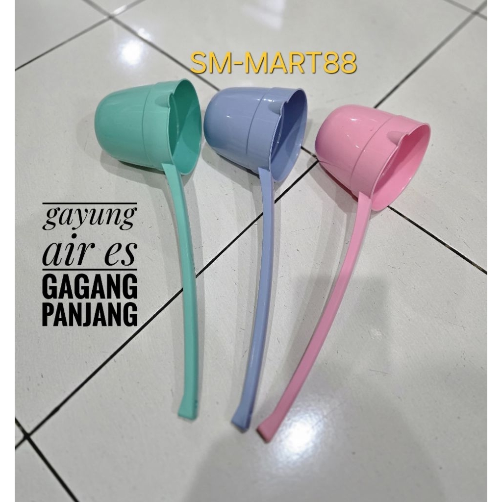 gayung air gagang panjang / gayung air panas / gayung es / centong air gagang panjang