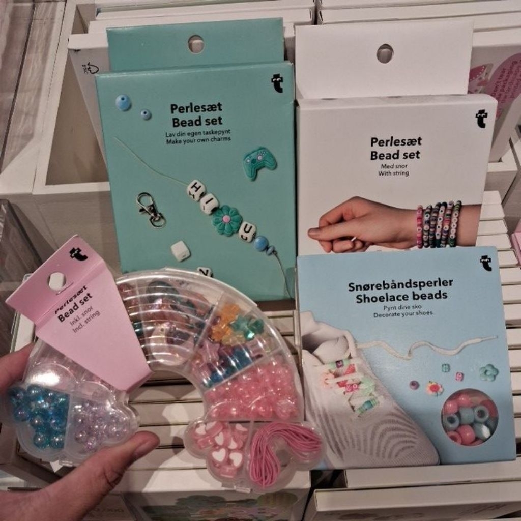 

[JASTIP FLYING TIGER] DIY Beads Set Gelang Kalung Manik