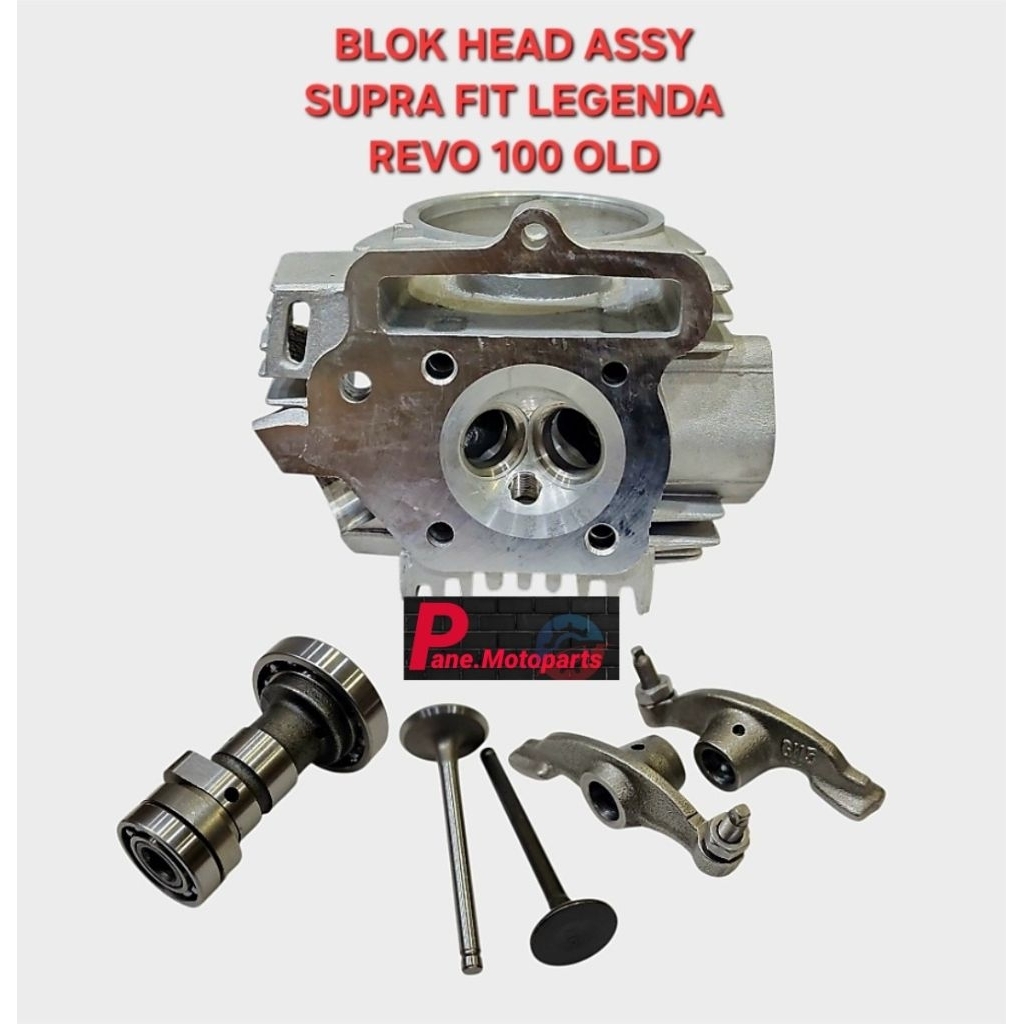BLOK HEAD CYLINDER HEAD SUPRA FIT LAMA SUPRA FIT NEW LEGENDA REVO LAMA 100CC BEST QUALITY