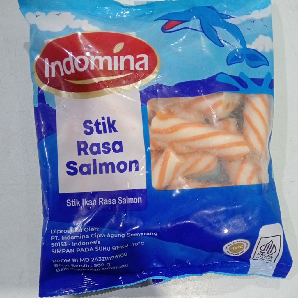 

INDOMINA STICK SALMON 500GR