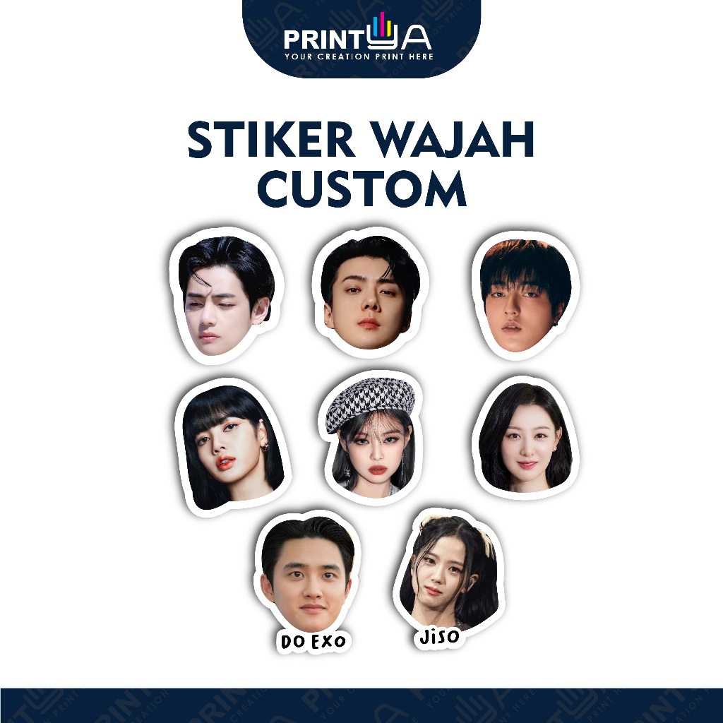 

Stiker Wajah Dan Tulisan Custom / Stiker Wajah Custom