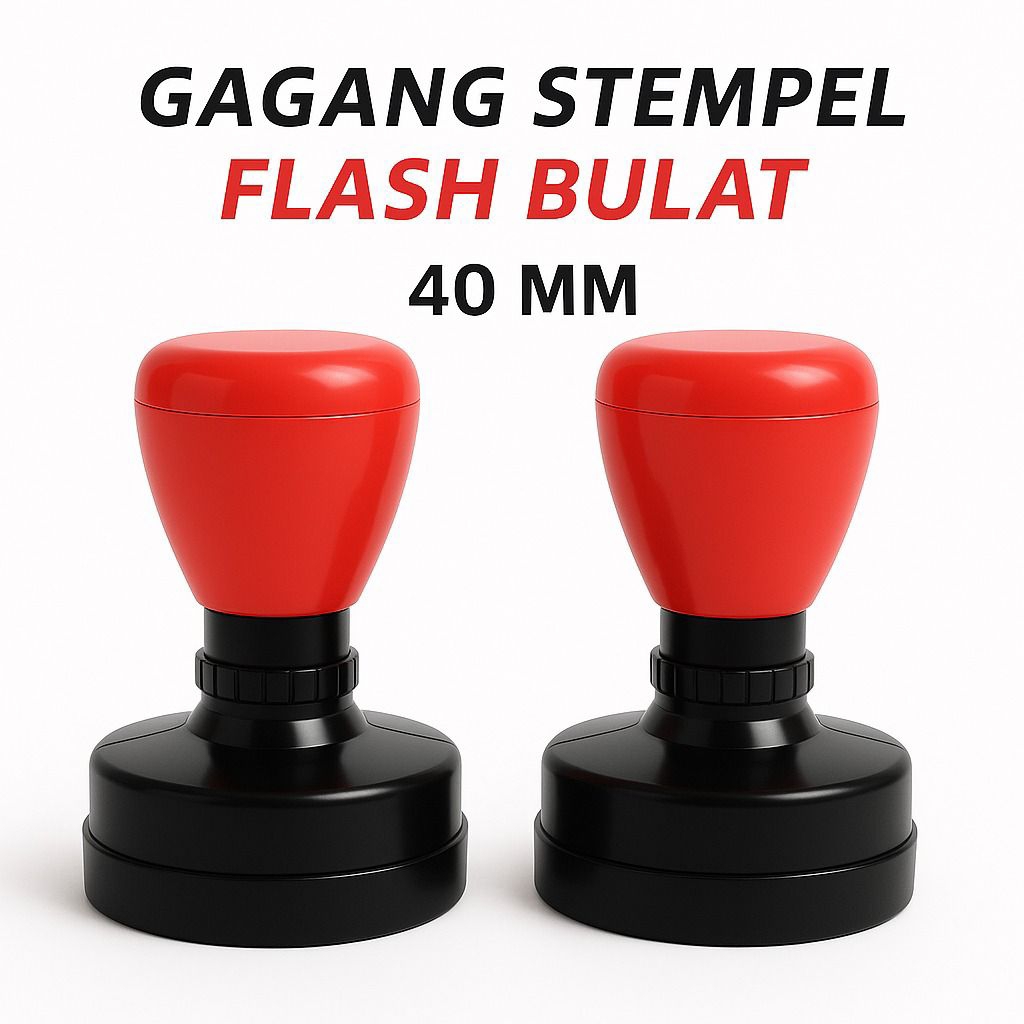 

D40 - Gagang Stempel Flash Bulat Ukuran Diameter 40 MM