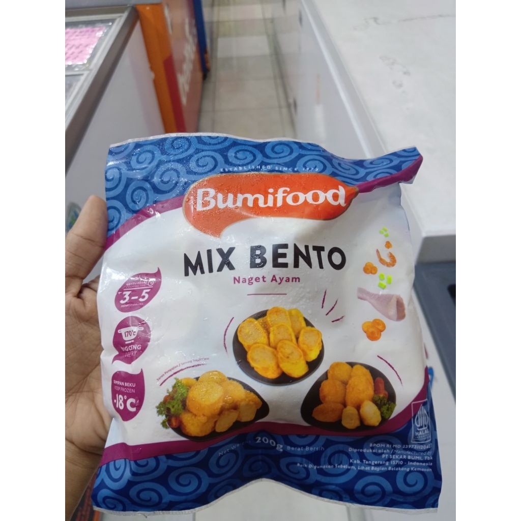 

BUMI FOOD MIX BENTO NAGET AYAM 200GR
