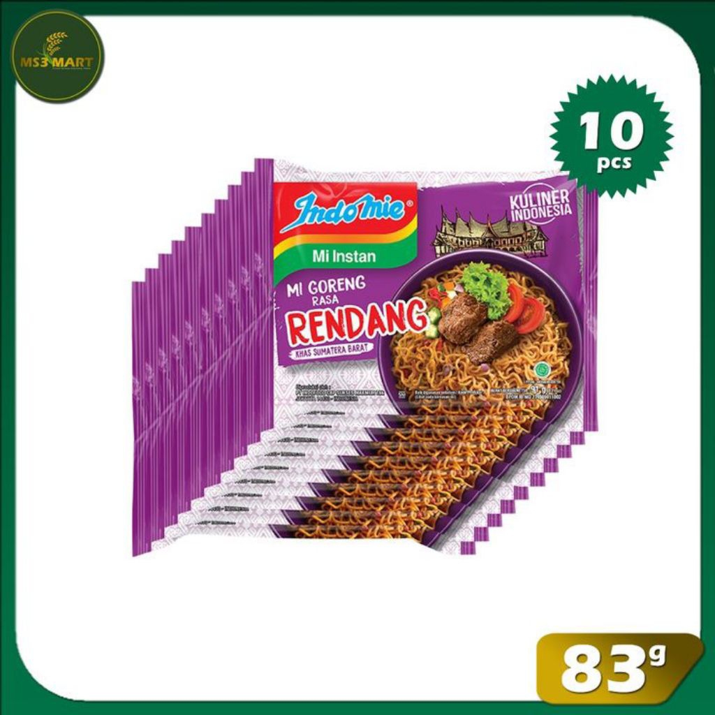 

Indomie goreng rendang 10 pcs