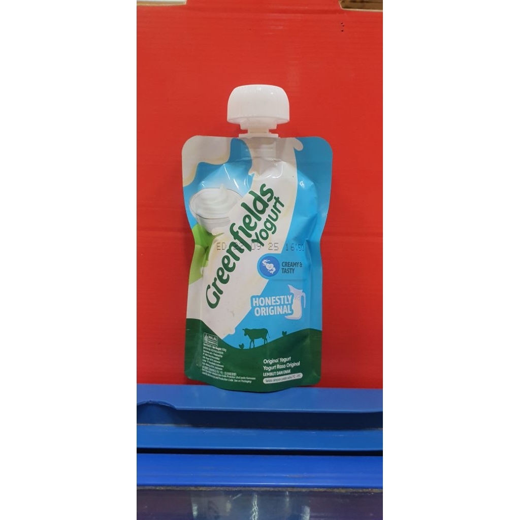 

Greenfields Yogurt Creamy & Tasty Kemasan pouch 110gr