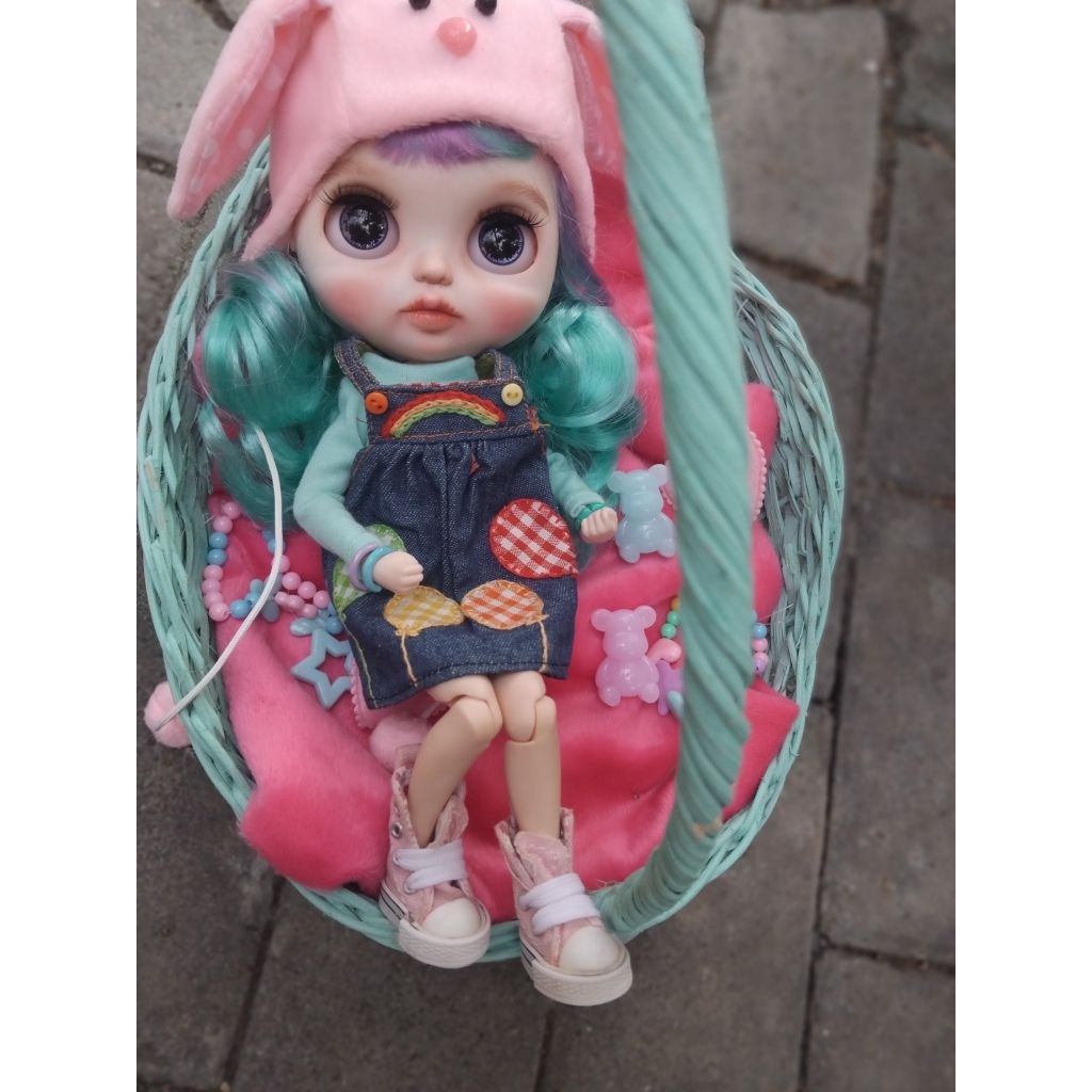 Boneka cantik blythe/custom blythe doll/boneka lucu jepang