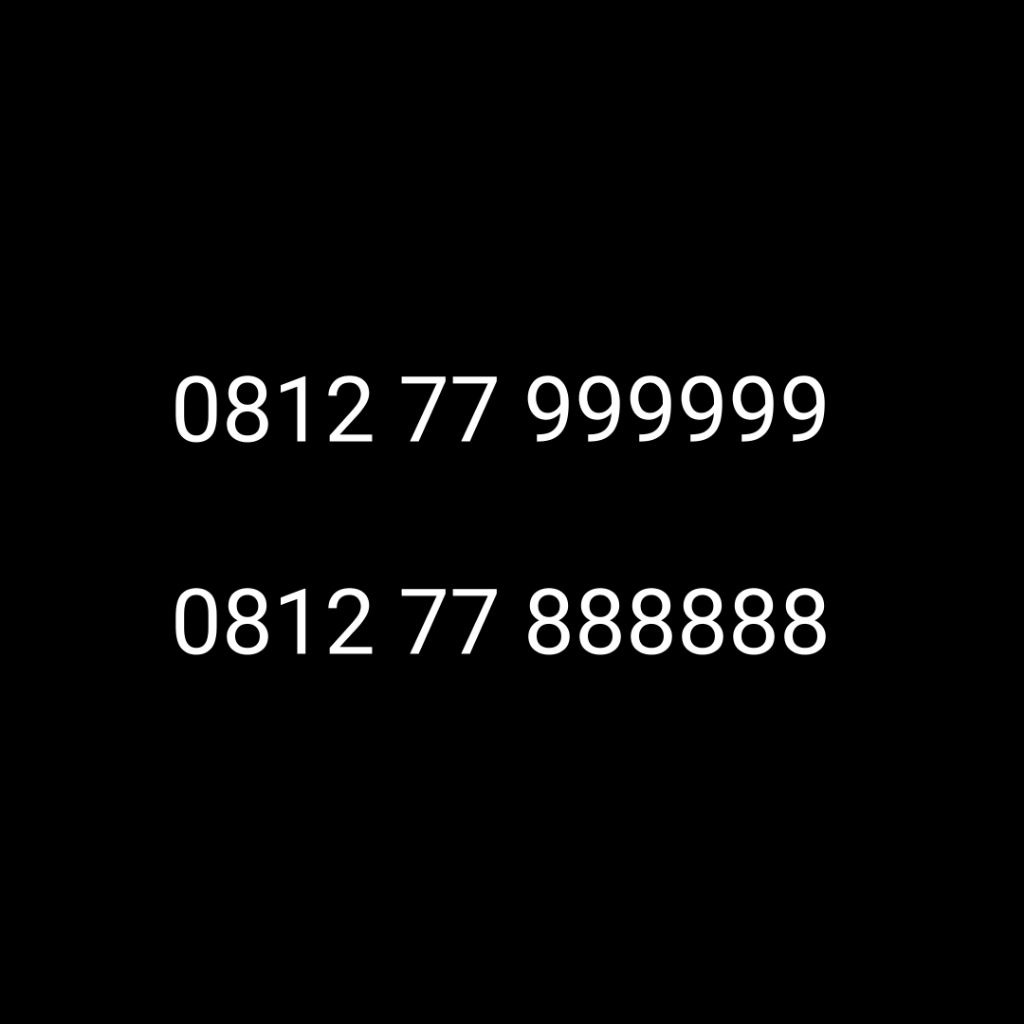 nomor cantik simpati Telkomsel 99999