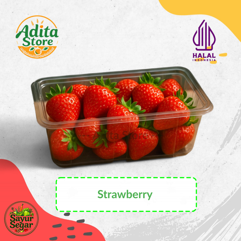 

Strawberry Segar Per Pack