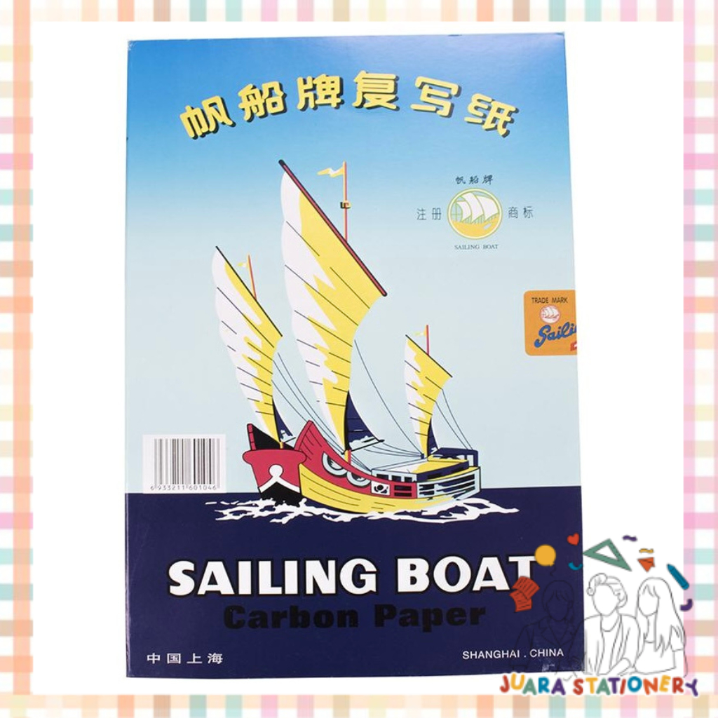 

(620) Kertas Karbon Sailing Boat Single Side [SINGLE] / Karbon 1 Sisi