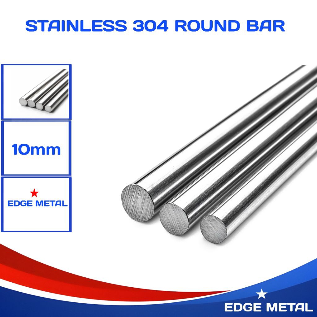 AS SUS 304 DIAMETER 10MM | AS STEANLIS STEEL 304 | PER 1CM