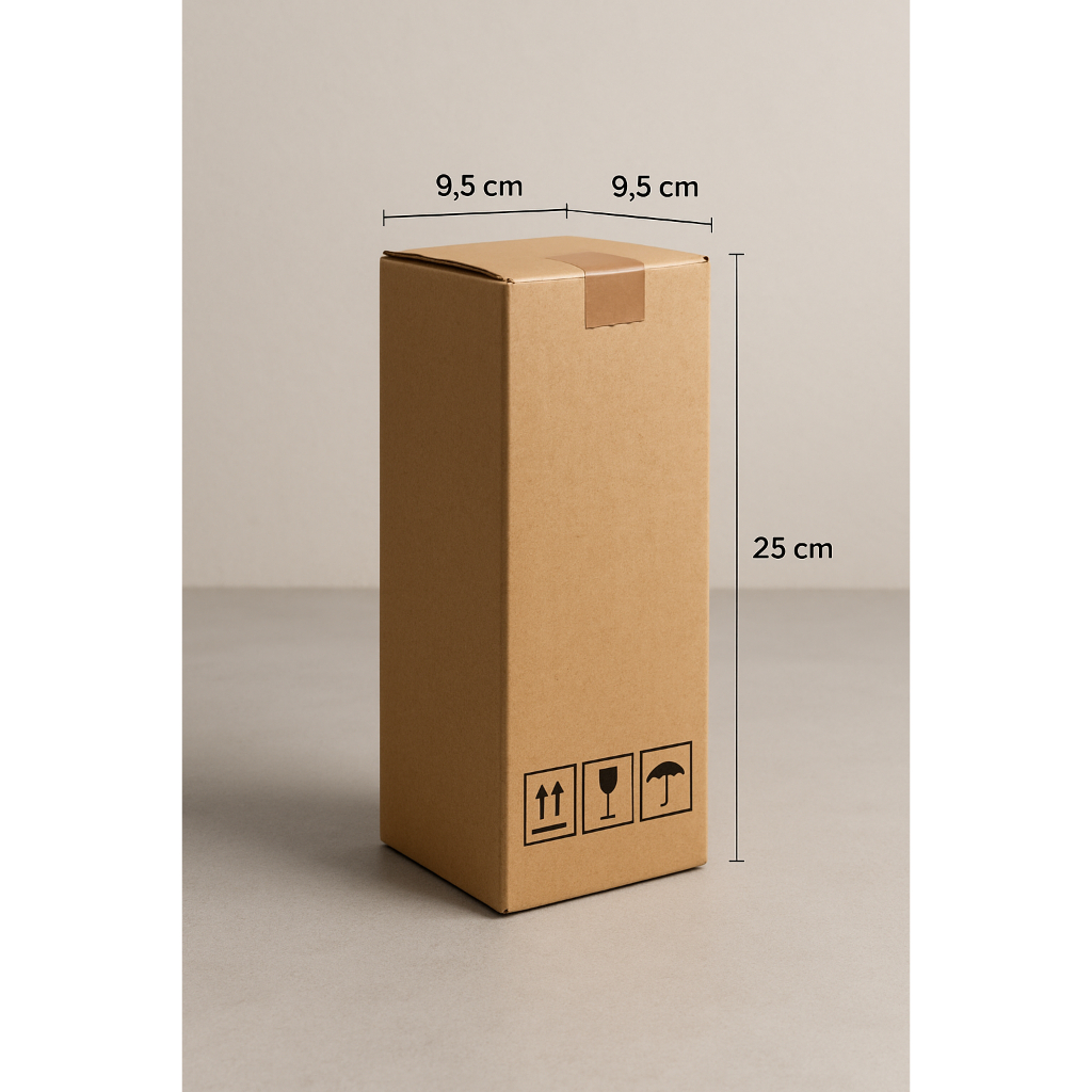 

Kardus packing polos 9,5 x 9,5 x 25 bahan tebal 2mm