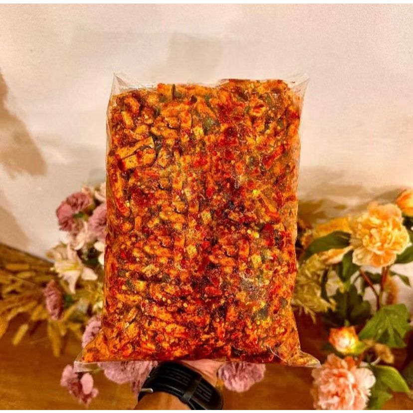 

Basreng stick pedas daun jeruk kemasan 1 Kg / Bakso goreng viral murah bumbu melimpah