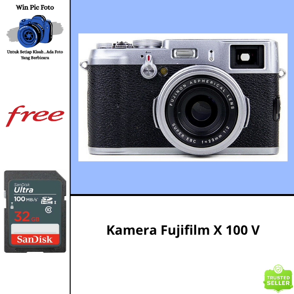Kamera Fujifilm X100V / Camera Fujifilm / Kamera Digital / Camera Digital / X 100 V / X100 V / X 100