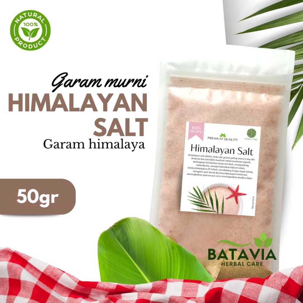

Garam Himalaya Asli Original100gr Himalayan Salt Pink Salt
