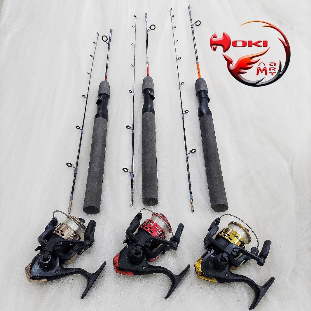 Joran set udang RAJA UDANG lentur murah mantul 120 135 150