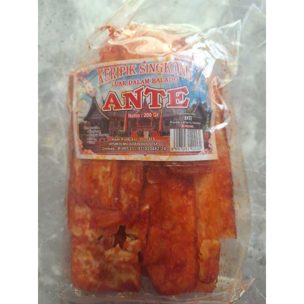 

Ante Keripik Singkong Oleh-Oleh Khas Lampung Barang Bandar Lampung