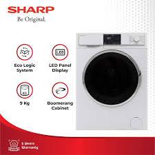 SHARP Front Loading Mesin Cuci 9 KG ES-FL1290BG/ ES-FL1082BG 8KG / ES-FL1083W 8.5KG