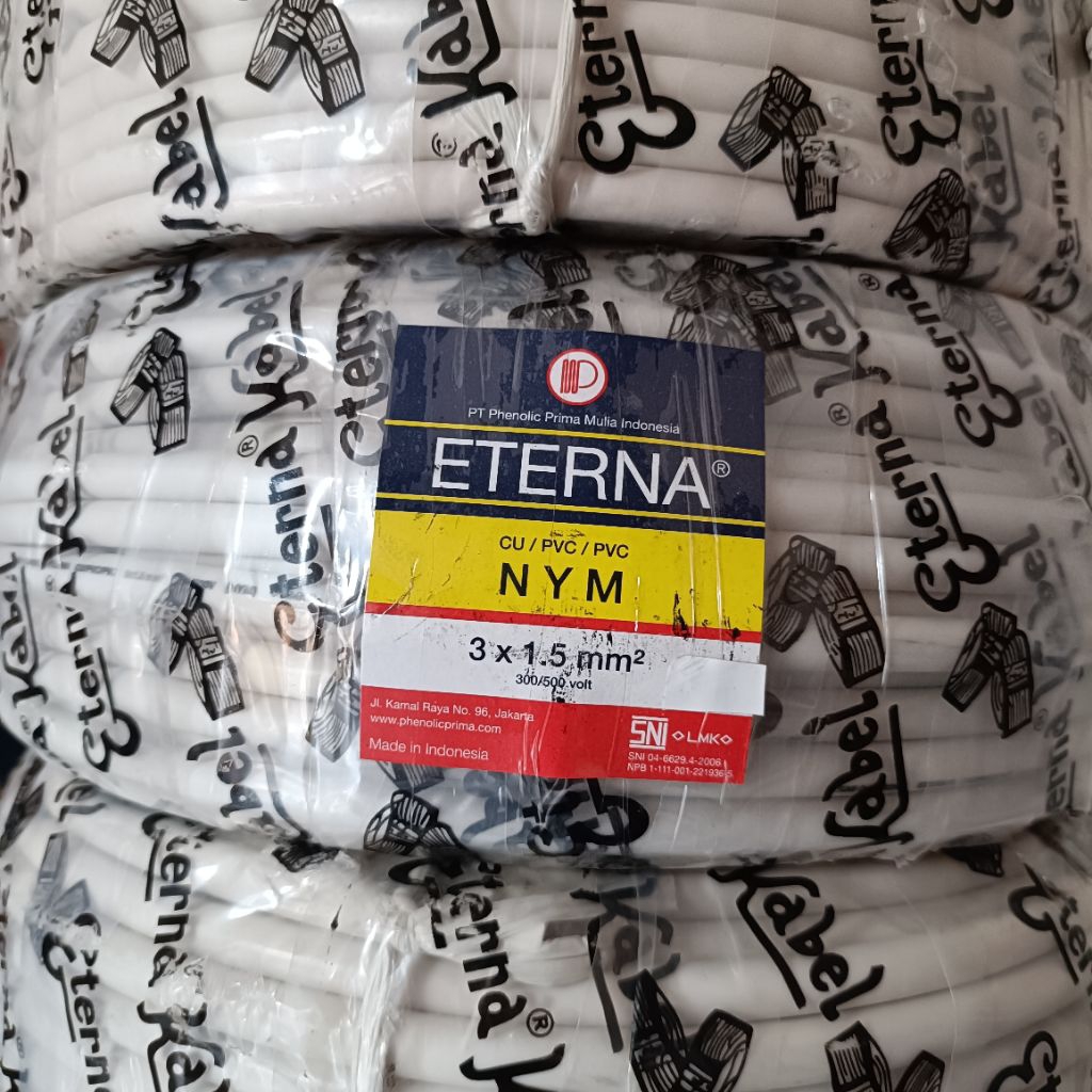 Eterna NYM 25meter 3x1,5 dan 3x2,5