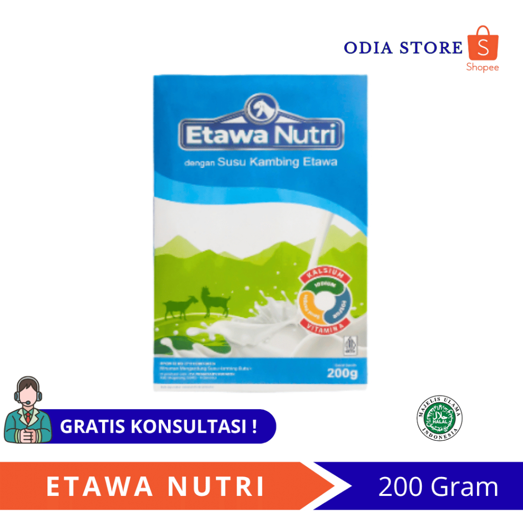 

Susu Kambing etawa Etawanutri 200Gr Susu Kambing Etawa