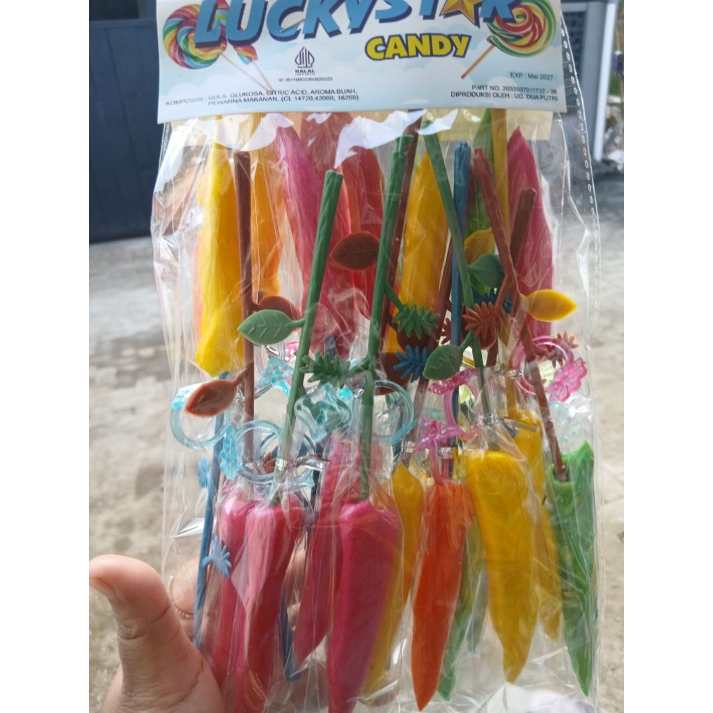 

Lolipop viral cabe cabean 1 kodi isi 20 (free buble dan kardus)