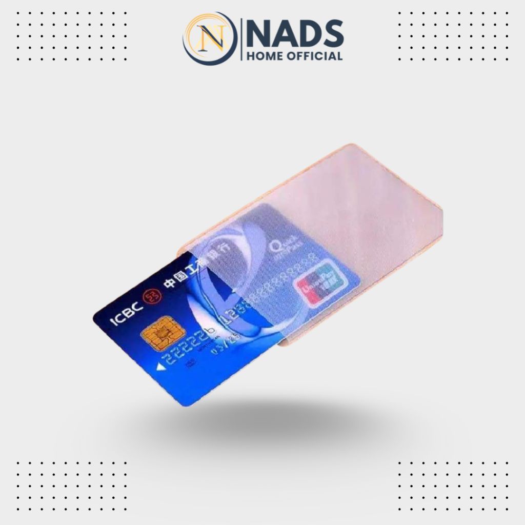 

Cover Plastik Pelindung Kartu ATM ID Card Anti Gores Sampul KTP SIM E-Money