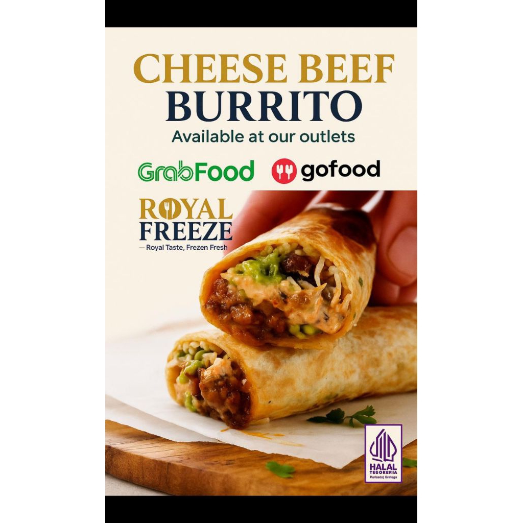 

Royal Freeze-Beef Burrito Small
