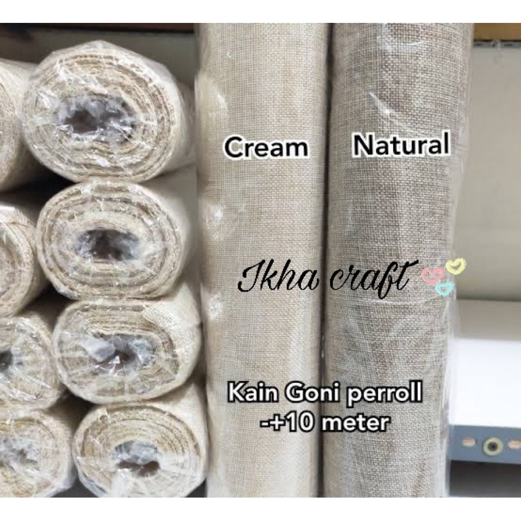 1 Rol Kain Goni -+ 9 Meter - Kain Goni Sintetis - Kain Goni Import