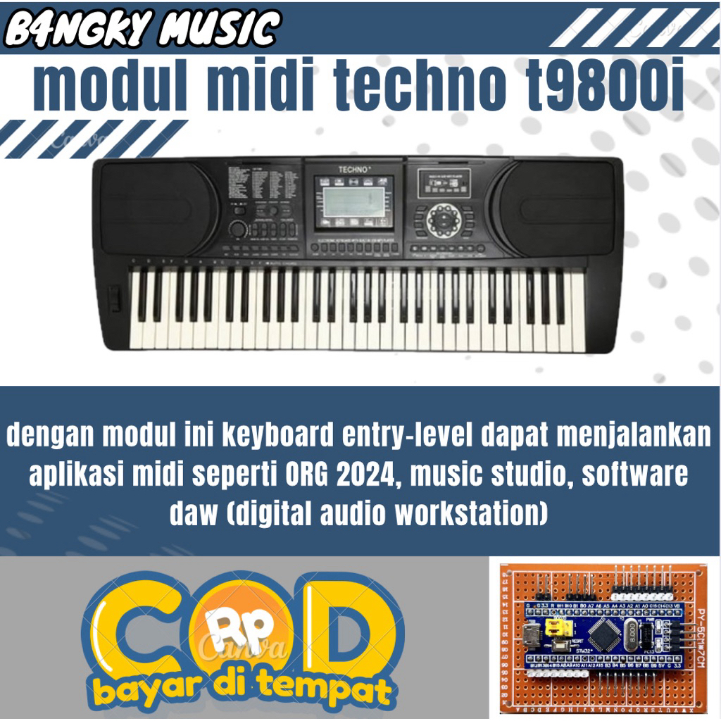 MODUL MIDI TECHNO T9800i