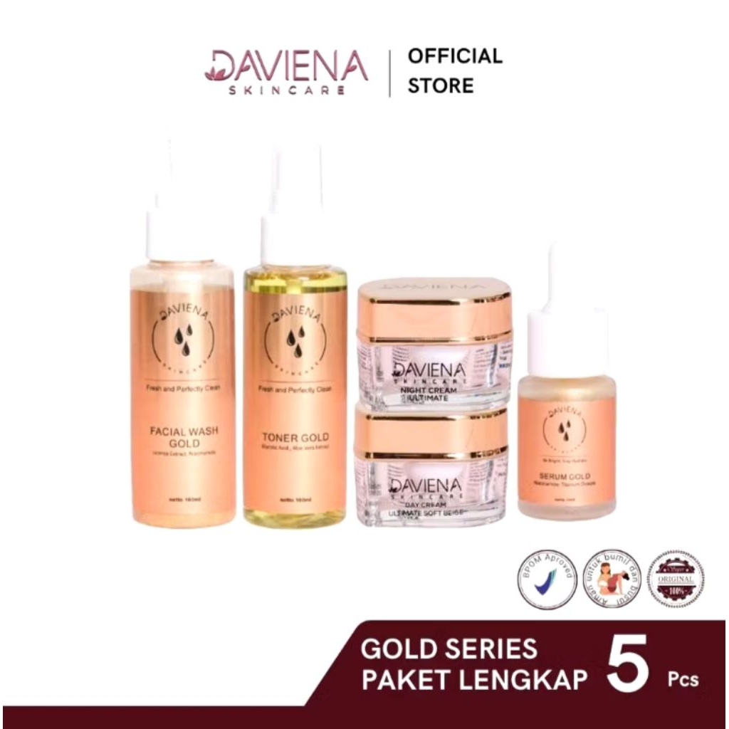 Daviena Skincare Gold Series