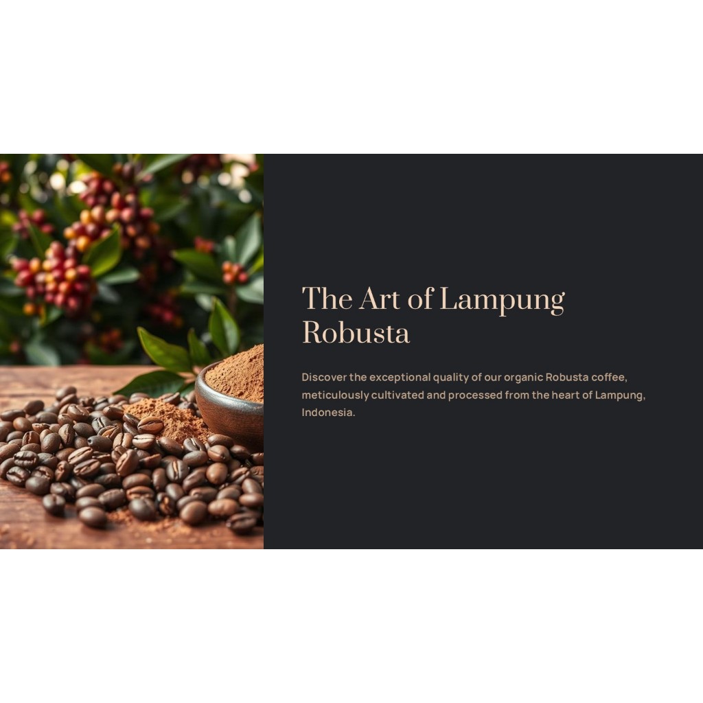 

Kopi Robusta Organik/Kopi Lampung/The Art of Lampung Robusta