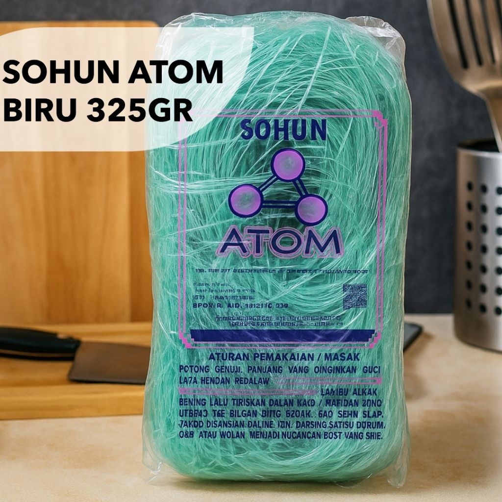 

Sohun cap ATOM BIRU 325gr, Soun Suun Bakso Soto