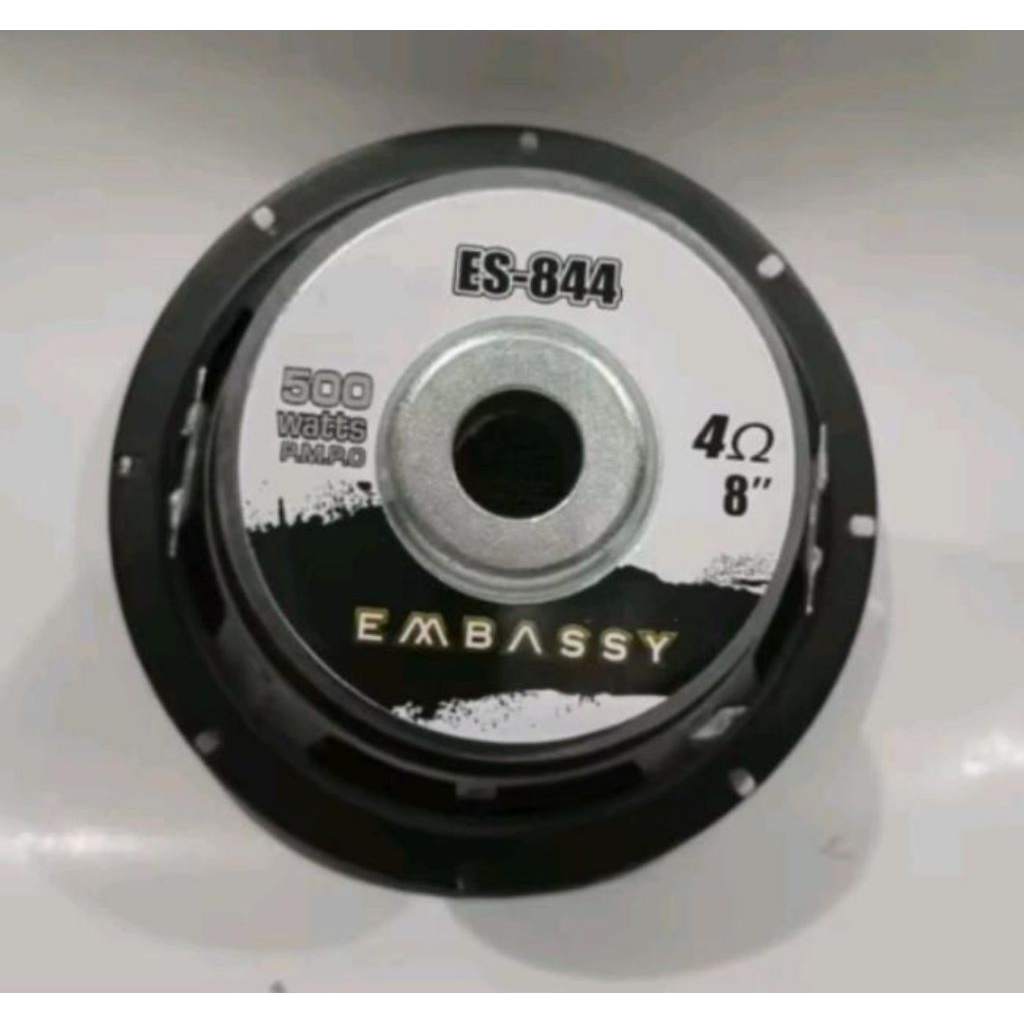 Speaker Subwoofer 8 inch Embassy ES-844 Magnet Besar Original