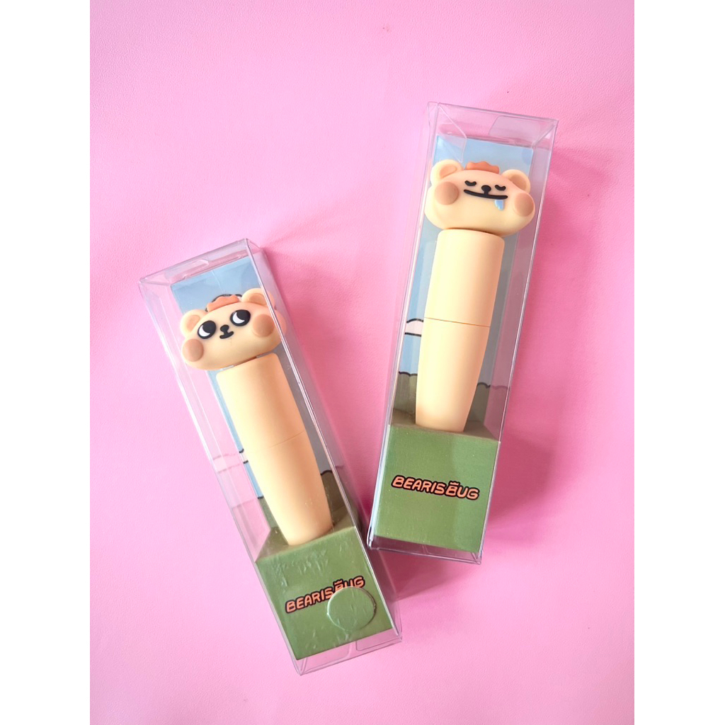 

(1pcs) Pen gel KK bear kuning 0,5mm