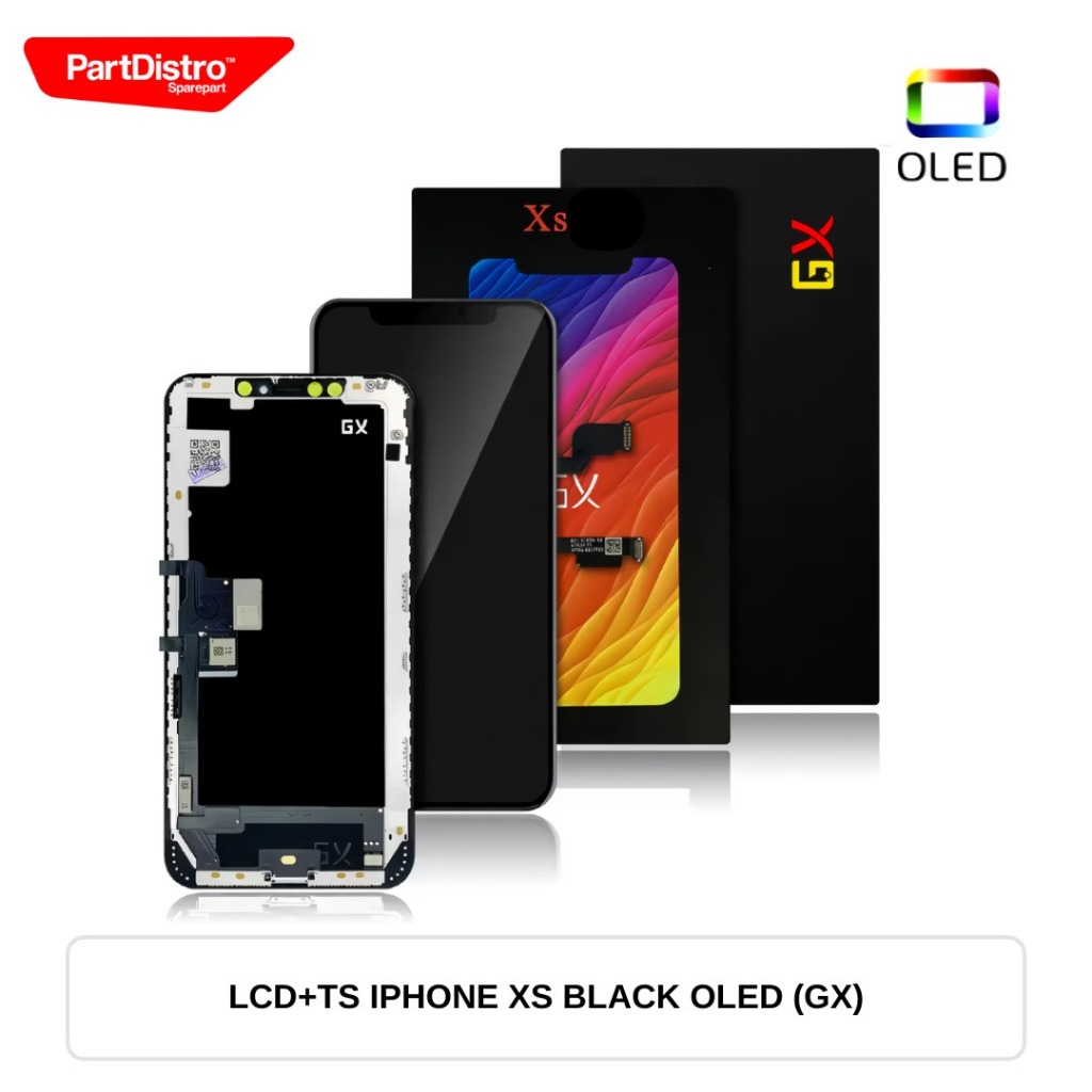 LCD+TS IPHONE XS BLACK OLED (GX)