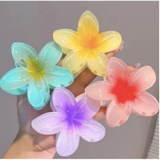Jepitan Rambut Korea Stylish | Jepitan Bunga Kekinian BESAR / jepitan rambut bunga kamboja