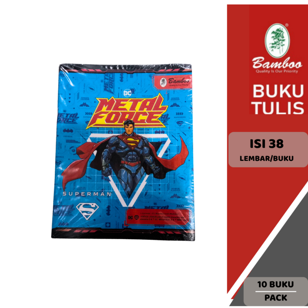 

(PACK) BUKU TULIS BAMBOO ISI 38 LEMBAR