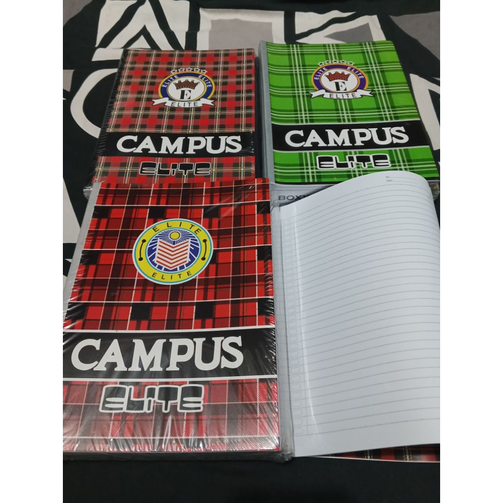 

BUKU TULIS CAMPUS ELITE UKURAN BESAR BOXY B5 ISI 10 BUKU 1 PAK BUKU KAMPUS 10 PCS