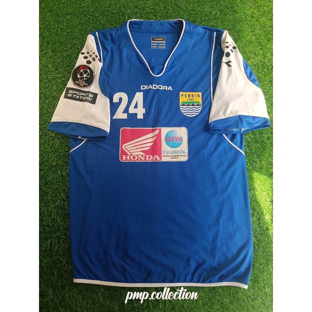 JERSEY PERSIB HOME PIALA INDONESIA 2010 ORIGINAL PLAYER ISSUE (HARIONO 24)