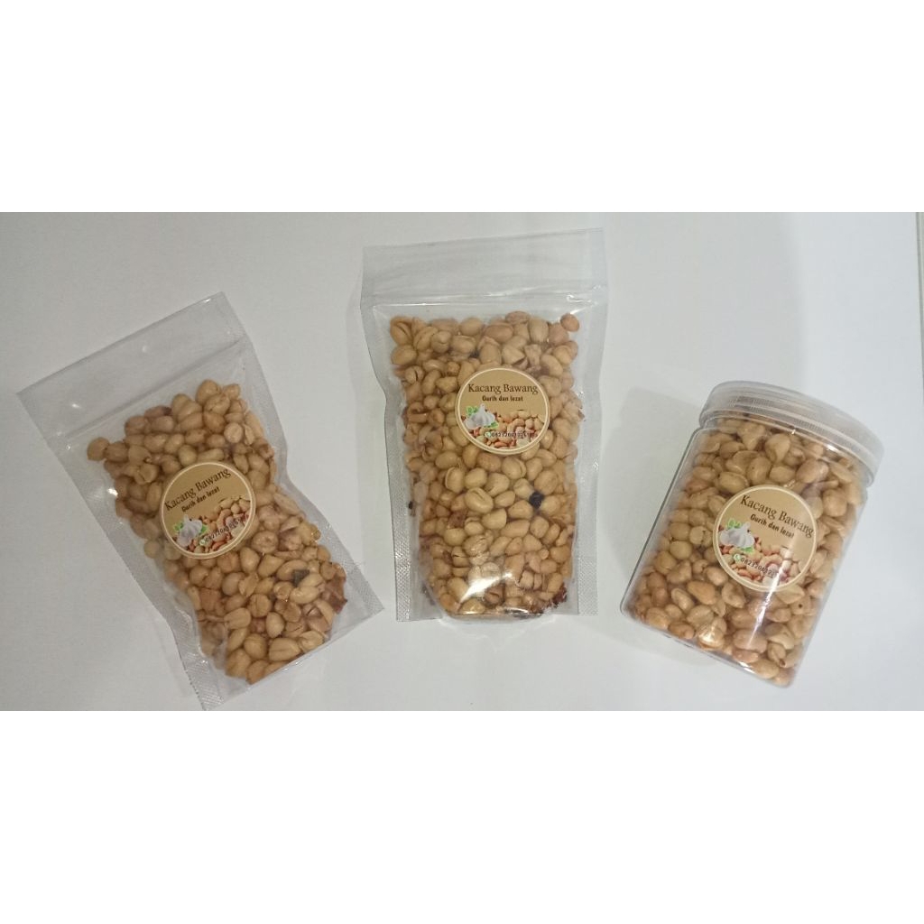 

Kacang Bawang Goreng Gurih 200 gr, 337 gr, 400 gr