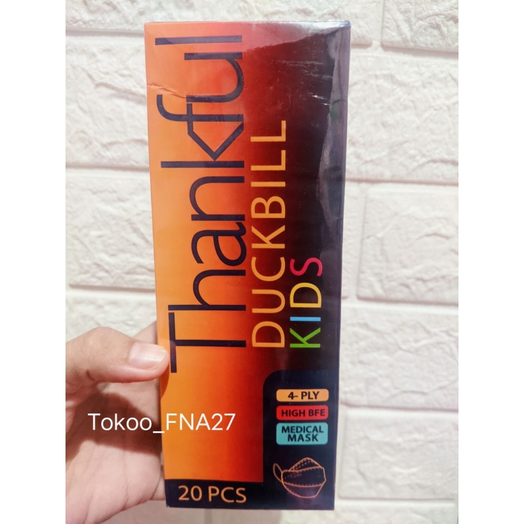 THANKFUL Duckbill Kids Earloop Medical Face Mask