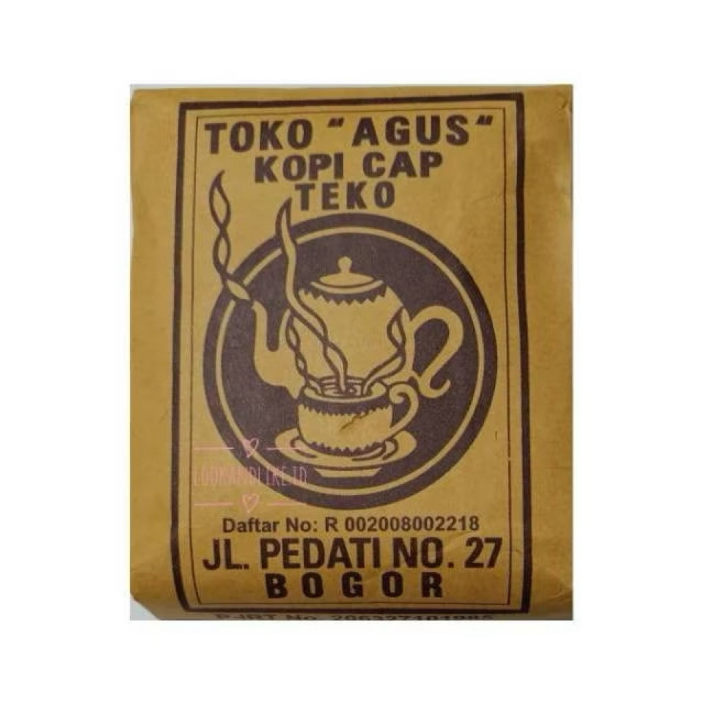 

Kopi cap teko tanpa gula isi 250 gram toko agus kopi legendaris bogor halal dan enak murah meriah