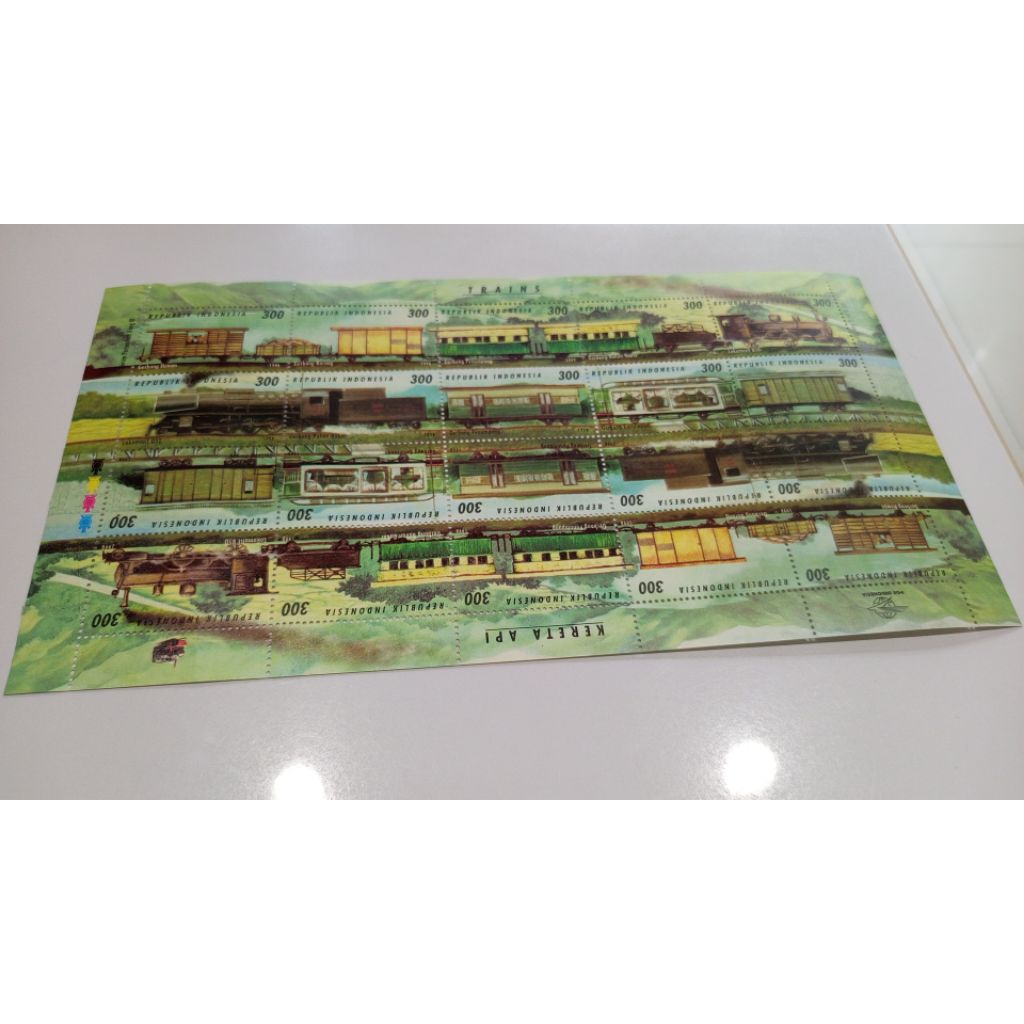 

1 Set Perangko Seri Kereta Api Tahun 1998