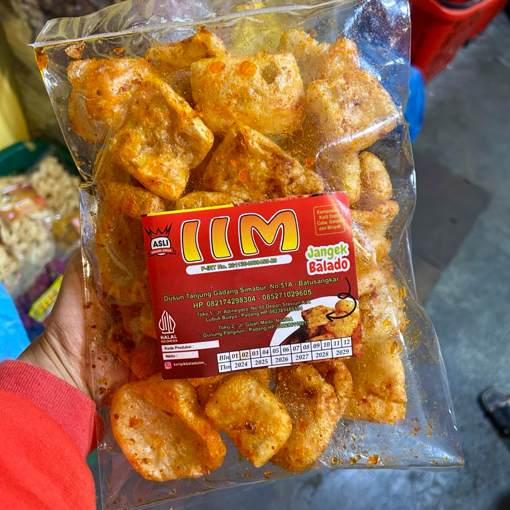 

IIM DAKAK-DAKAK | Kerupuk Kulit / Karupuak Jangek | Original, Balado , Latua