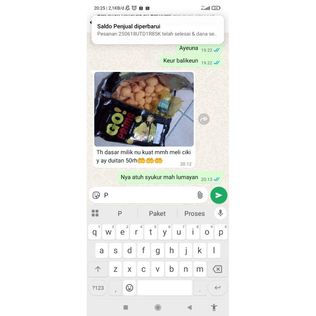 

ciki berhadiah uang tunai go prime baru,baca deskripsi produk! 5 pcs