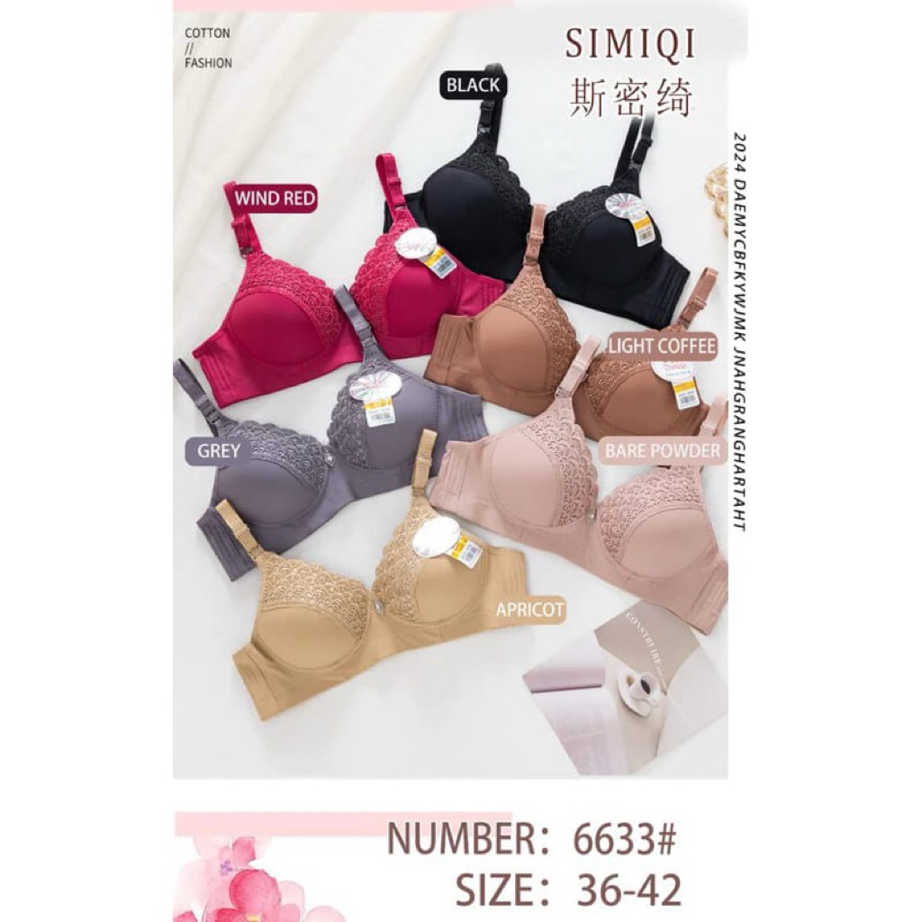 BRA/BH SIMIQI TANPA KAWAT / BH SIMIQI RENDA
